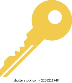 Icono de vector clave. Se puede usar para imprimir, móviles y aplicaciones web.