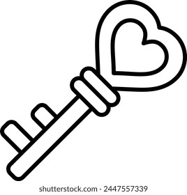 Key vector icon. Can be used for printing, mobile and web applications.