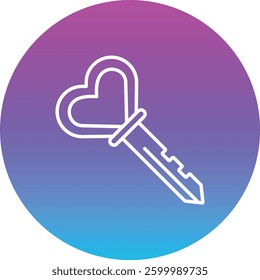 Key vector icon. Can be used for printing, mobile and web applications.