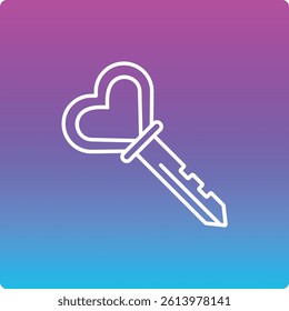 Key vector icon. Can be used for printing, mobile and web applications.