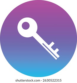 Key vector icon. Can be used for printing, mobile and web applications.