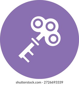 Ilustración de diseño de icono de Vector clave