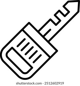 Symbol für Schlüsselvektordesign