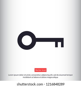 key vector icon eps 10