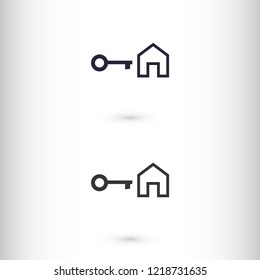 key vector icon eps 10
