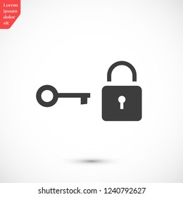 key vector icon eps 10
