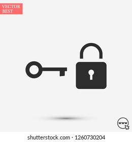 key vector icon eps 10