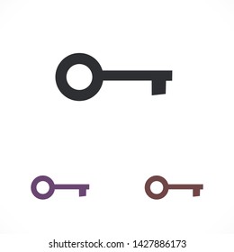 key vector icon eps 10 , Lorem ipsum Flat design
