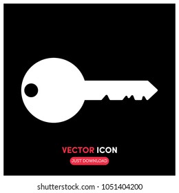 Key Vector Icon Illustration