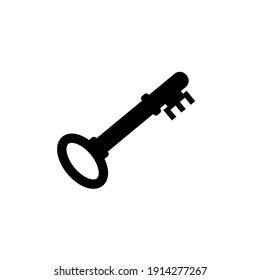 key vector icon illustration isolated on white background.