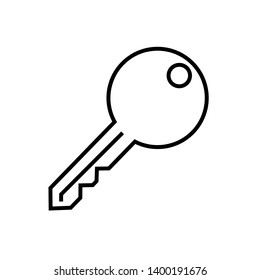 
Key vector icon illustration. Key symbol.