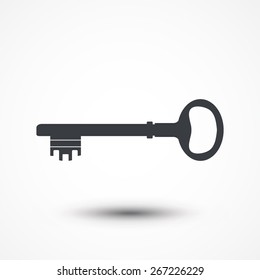Key - Vector icon isolated.