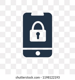 Key vector icon isolated on transparent background, Key transparency concept can be used web and mobile