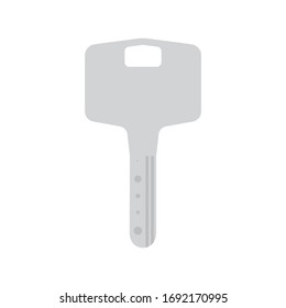 Key vector icon isolated on white background