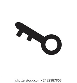 key vector icon line template