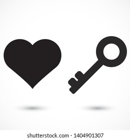 Key Vector icon . Lorem Ipsum Illustration design