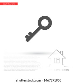 Key Vector icon . Lorem Ipsum Illustration design