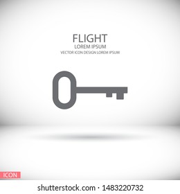 Key Vector icon . Lorem Ipsum Illustration design