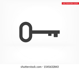 Key Vector icon . Lorem Ipsum Illustration design