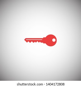 Key vector icon. Open house key icon. Key from the lock icon. Key icon - information protection symbol