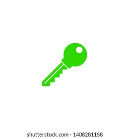 Key vector icon. Open house key icon. Key from the lock icon. Key icon - information protection symbol