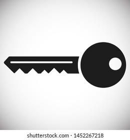 Key vector icon. Open house key icon. Key from the lock icon. Key icon - information protection symbol
