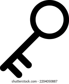 Icono de vector clave. Icono de la tecla de la casa abierta. Tecla del icono de bloqueo. Icono de clave - símbolo de protección de la información.eps
