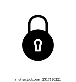 Key - vector icon, padlock icon simple design