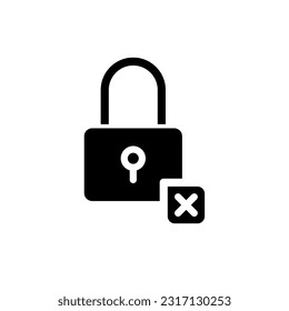 Key - vector icon, padlock icon simple design