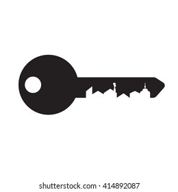 key - vector icon ,Real state concept