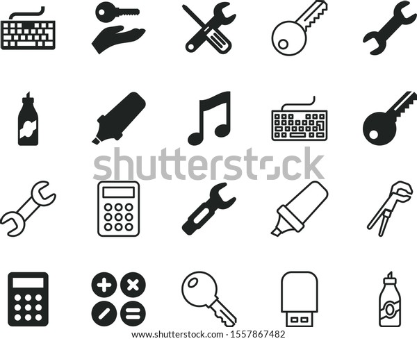 key vector icon set such as: bass, estate, finance,\
give, pipe, disk, subtraction, plus, purchase, operation, numbers,\
protect, small, melody, nut, clef, asset, sheet, talent, open,\
drive, usb, diy