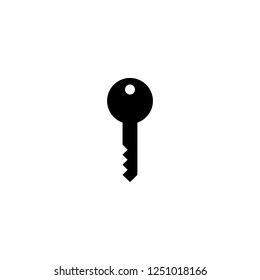 key vector icon. key sign on white background. key icon for web and app