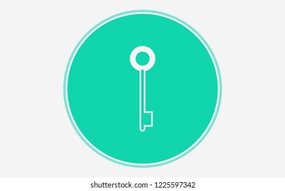Key vector icon sign symbol