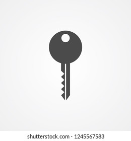 Key vector icon sign symbol