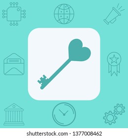 Key vector icon sign symbol