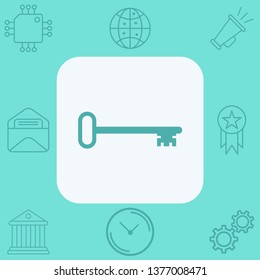 Key vector icon sign symbol
