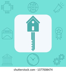 Key vector icon sign symbol