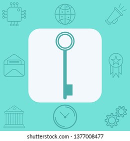 Key vector icon sign symbol