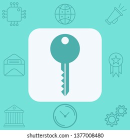 Key vector icon sign symbol