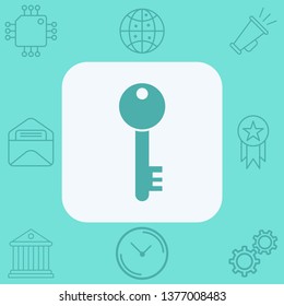 Key vector icon sign symbol