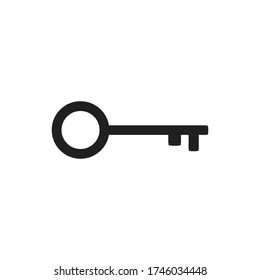 Key vector icon, simple sign for web site and mobile app.