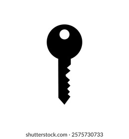 Key vector icon. Key symbol. Vector illustration