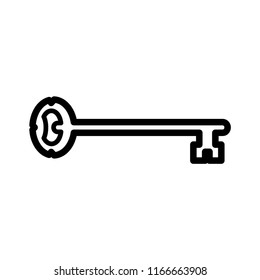 Key vector icon templates