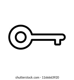 Key vector icon templates