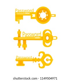 key, vector illustration