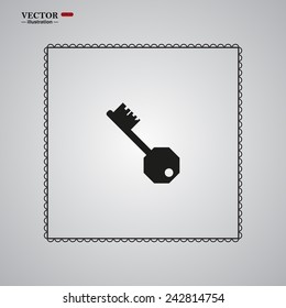 key, vector illustration, EPS 10