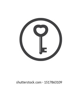 key vector illustration icon design