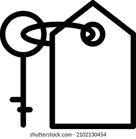 Key Vector illustration on a transparent background.Premium quality symmbols.Stroke vector icon for concept and graphic design. 