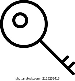 key Vector illustration on a transparent background.Premium quality symmbols.Stroke vector icon for concept and graphic design. 
