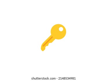 Emoticon Aislado Vector Clave. Icono de clave